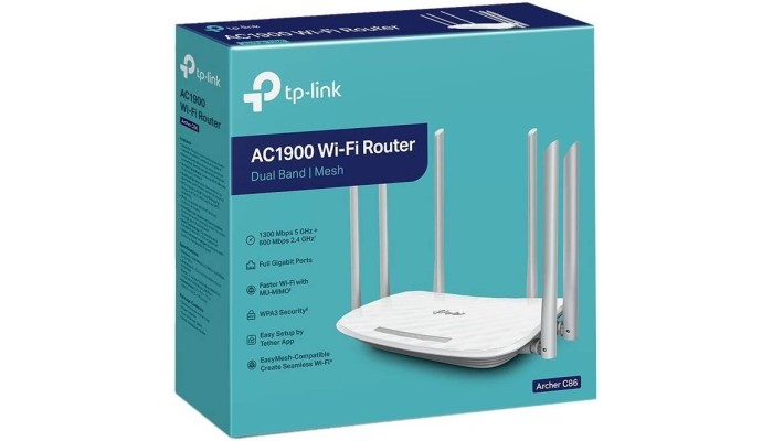 TP-LINK ARCHER C86 AC1900 Wireless-MU MIMO WI-FI ROUTER